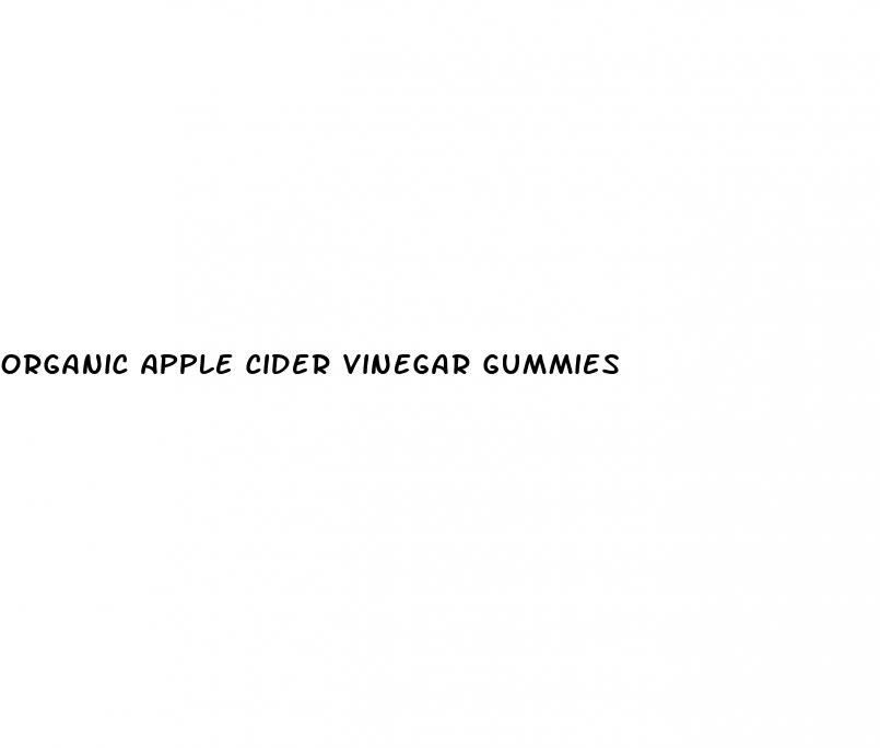 organic apple cider vinegar gummies