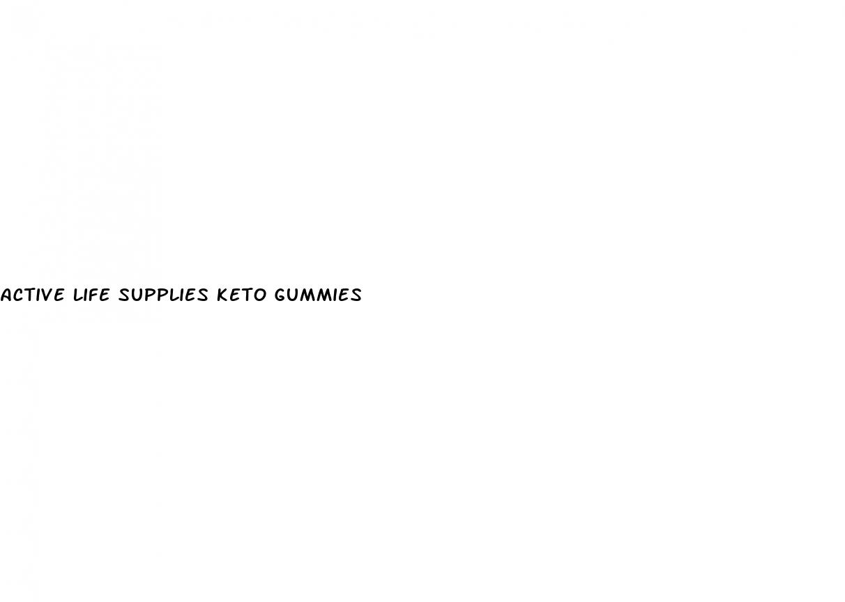 active life supplies keto gummies