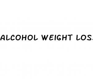 alcohol weight loss