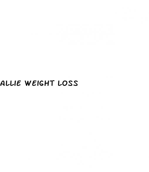 allie weight loss