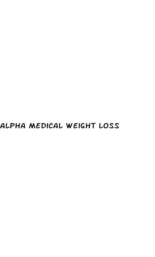 alpha medical weight loss