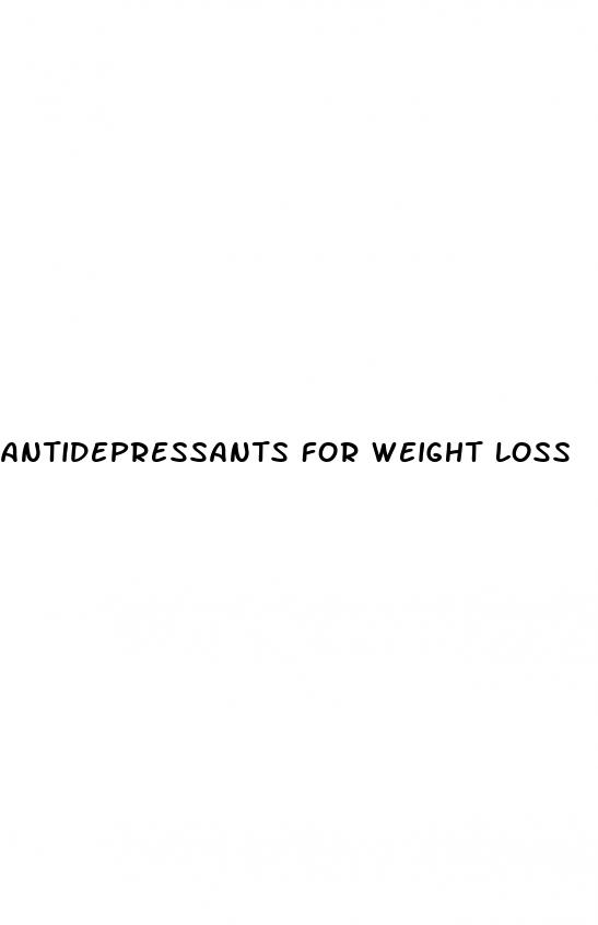 antidepressants for weight loss