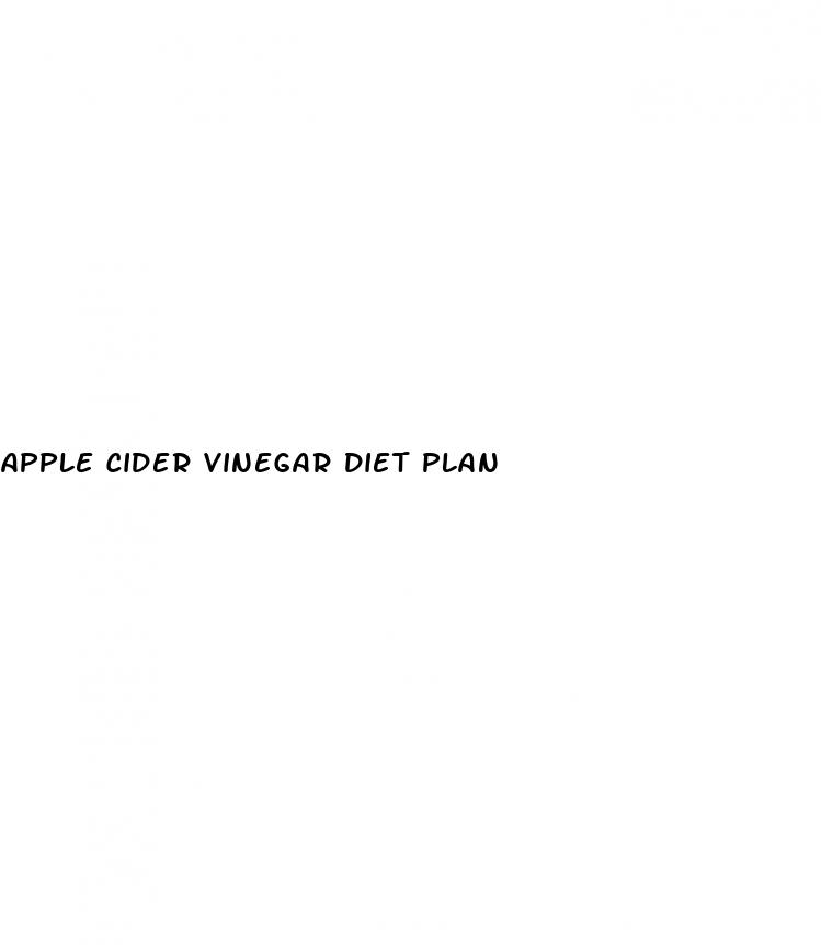 apple cider vinegar diet plan