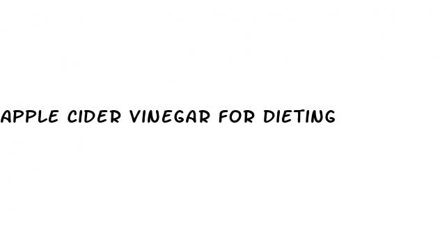 apple cider vinegar for dieting