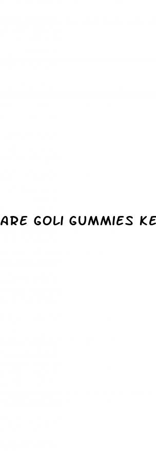 are goli gummies keto