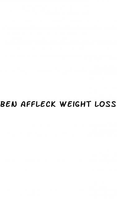 ben affleck weight loss
