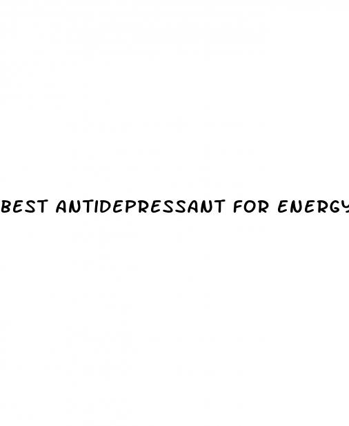 best antidepressant for energy and weight loss