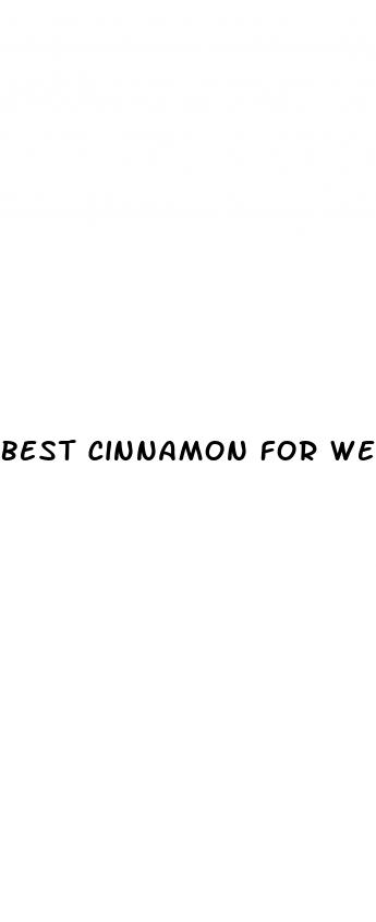 best cinnamon for weight loss