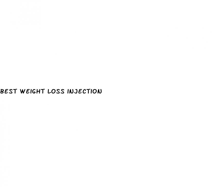 best weight loss injection