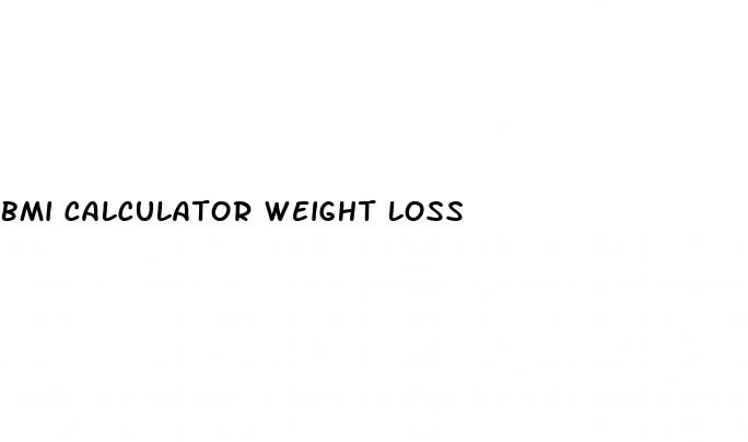 bmi calculator weight loss
