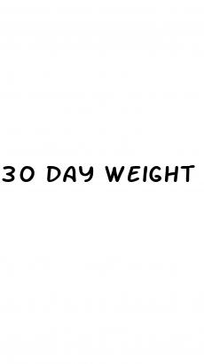30 day weight loss