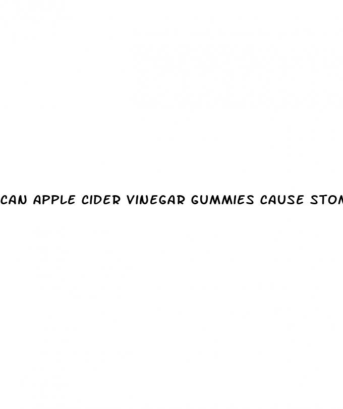 can apple cider vinegar gummies cause stomach pain