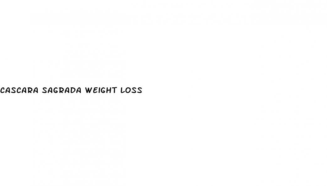 cascara sagrada weight loss