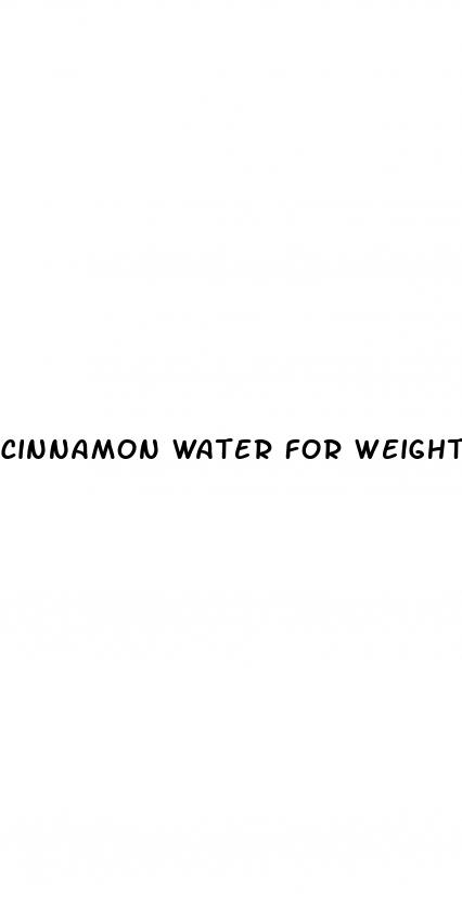 cinnamon water for weight loss