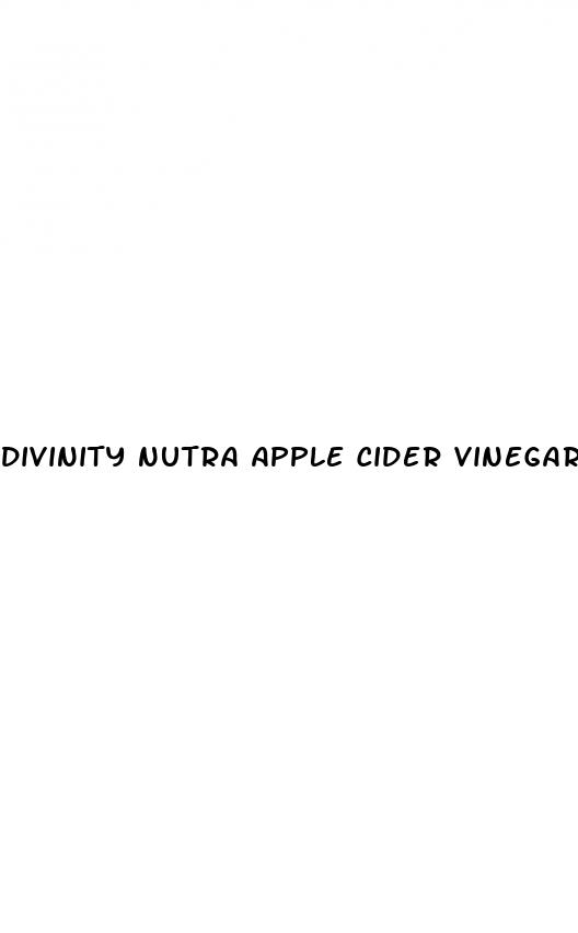 divinity nutra apple cider vinegar gummies