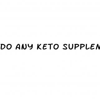 do any keto supplements work