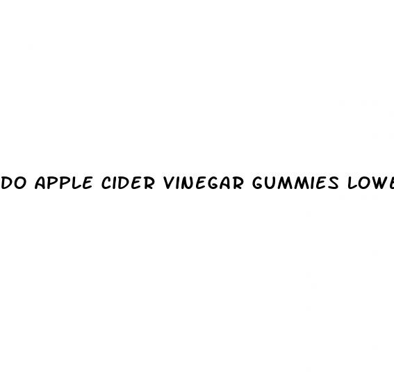 do apple cider vinegar gummies lower blood pressure