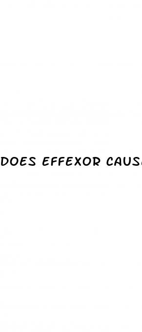 does effexor cause weight loss