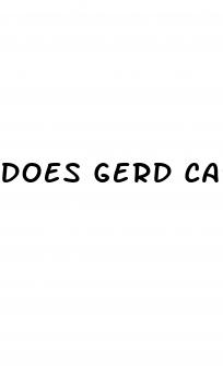 does gerd cause weight loss