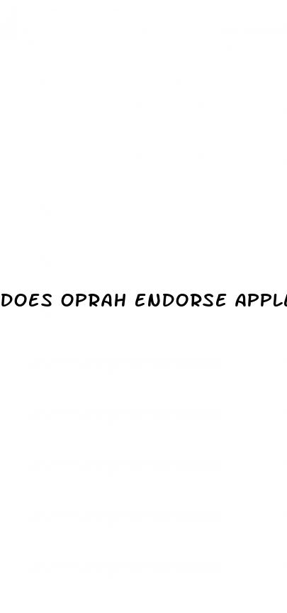 does oprah endorse apple cider vinegar gummies