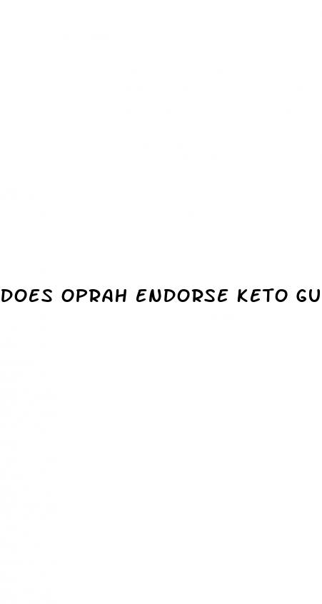 does oprah endorse keto gummies