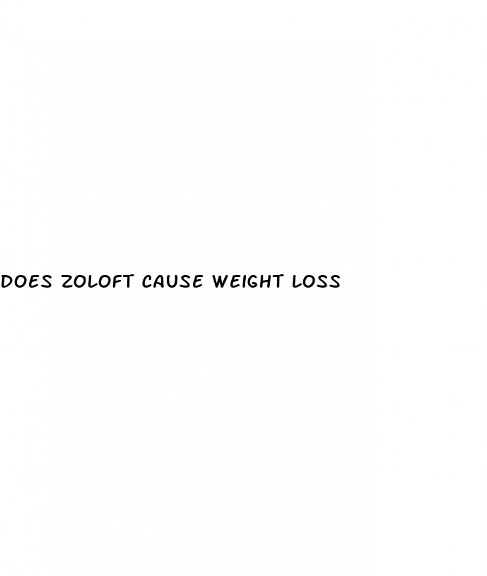 does zoloft cause weight loss