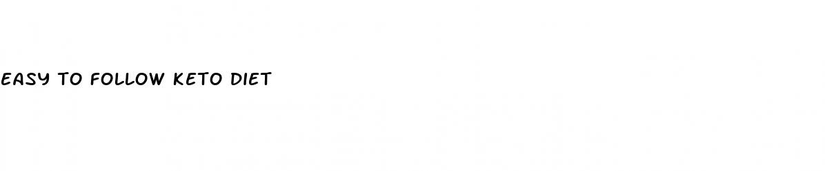 easy to follow keto diet