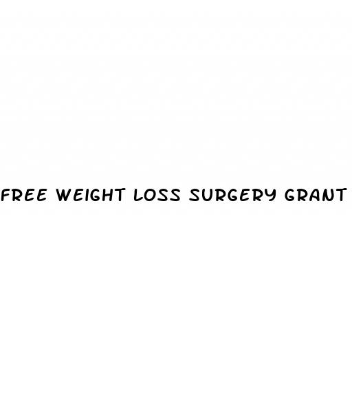 free weight loss surgery grant