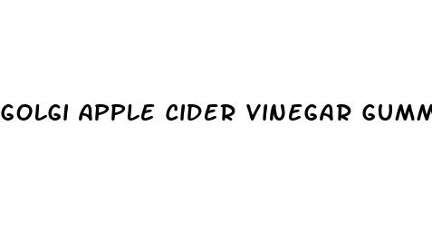 golgi apple cider vinegar gummies