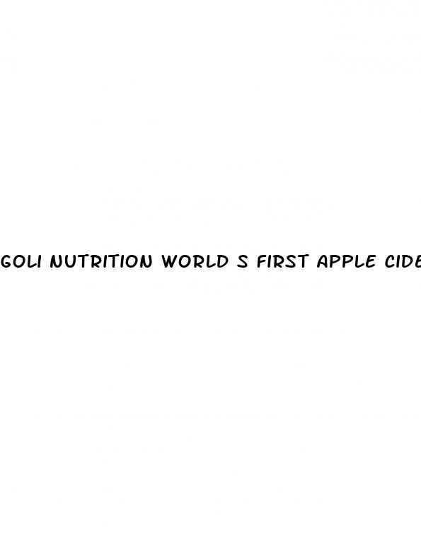 goli nutrition world s first apple cider vinegar gummy
