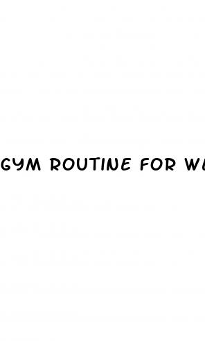 gym routine for weight loss and toning female