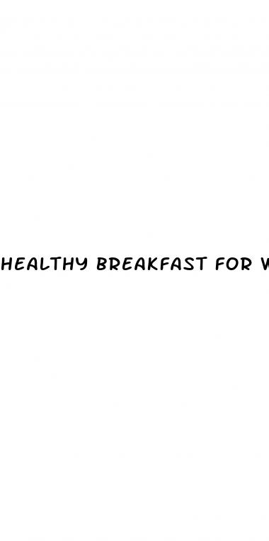 healthy breakfast for weight loss