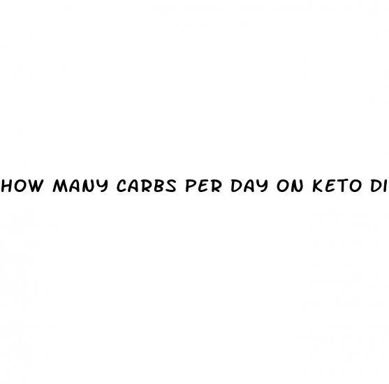 how many carbs per day on keto diet