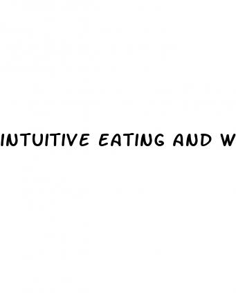 intuitive eating and weight loss