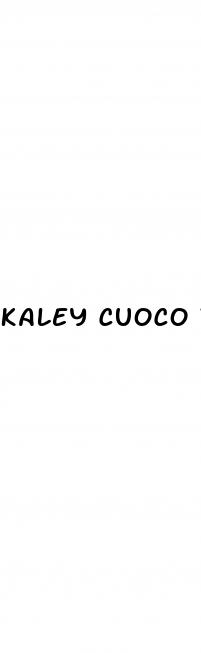 kaley cuoco weight loss diet