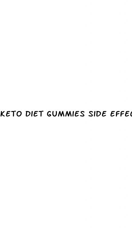 keto diet gummies side effects