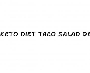 keto diet taco salad recipe