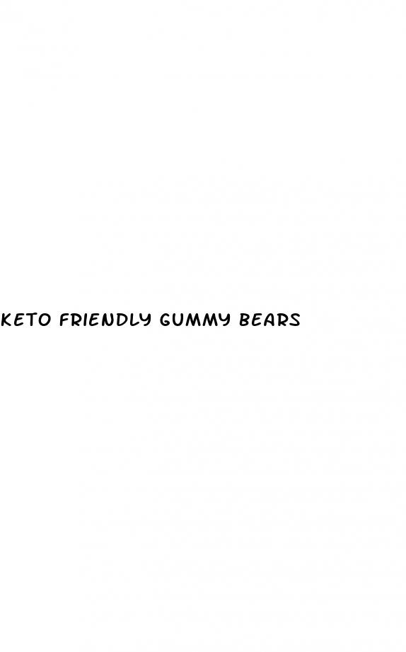 keto friendly gummy bears