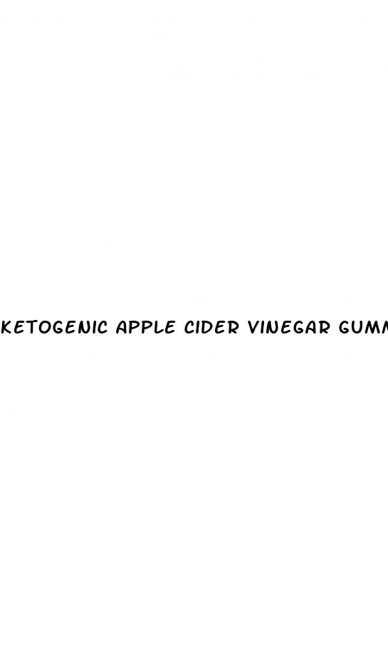 ketogenic apple cider vinegar gummies