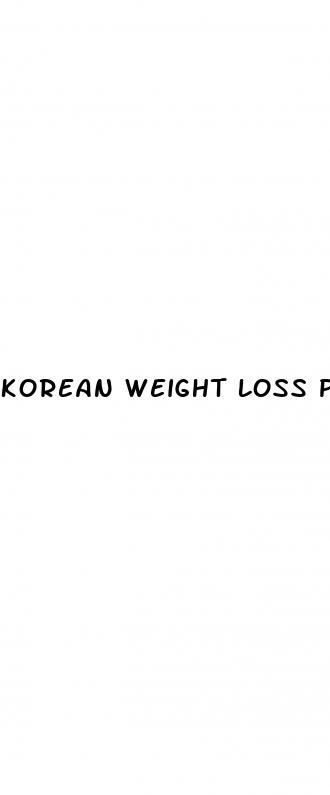 korean weight loss pills