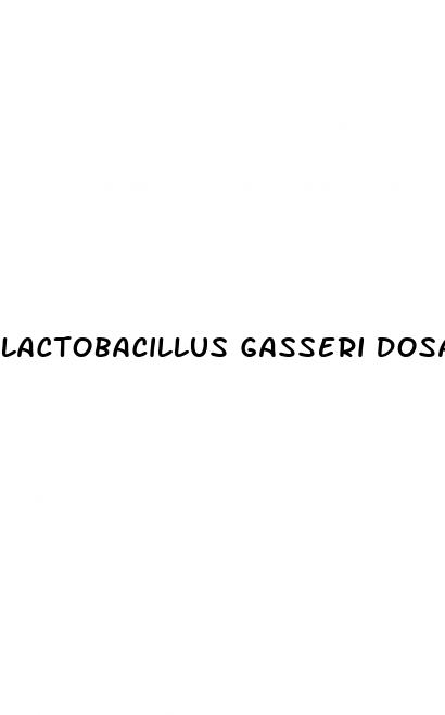 lactobacillus gasseri dosage for weight loss