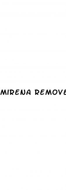 mirena removed weight loss