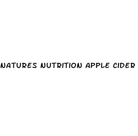 natures nutrition apple cider vinegar gummies