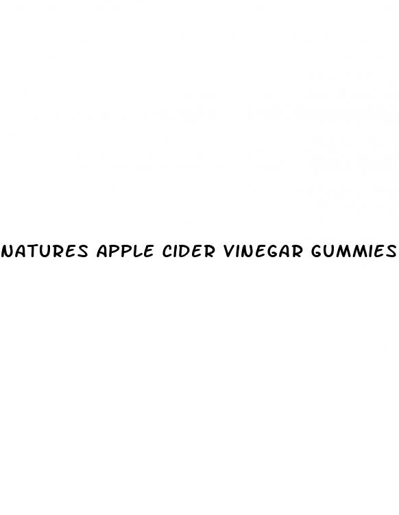 natures apple cider vinegar gummies
