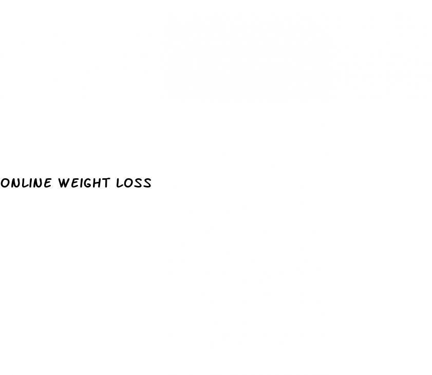 online weight loss