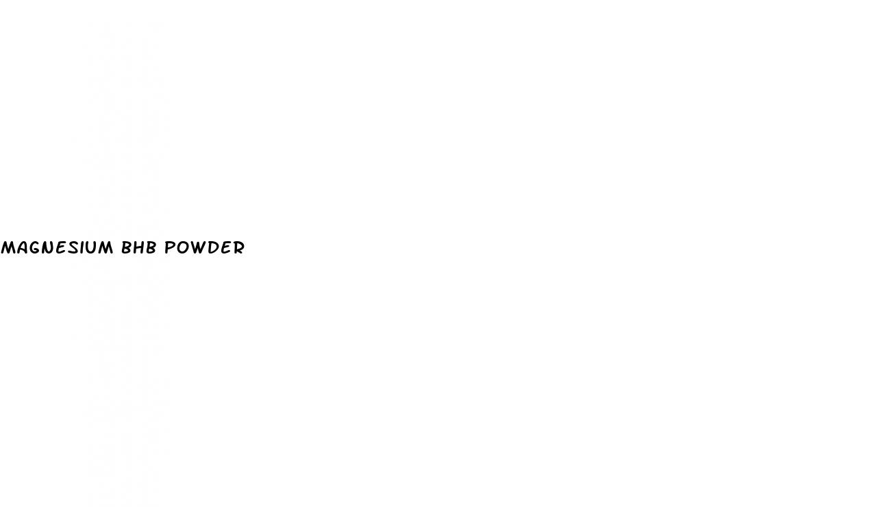 magnesium bhb powder