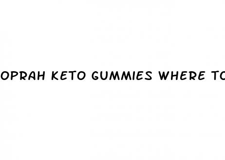 oprah keto gummies where to buy
