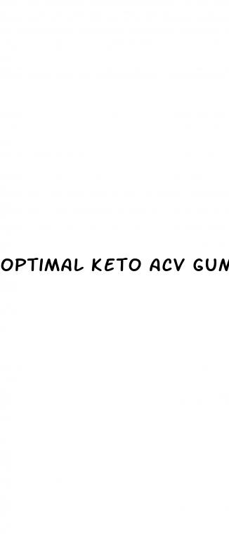 optimal keto acv gummies para que sirve