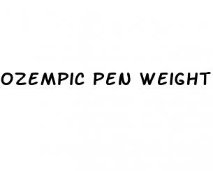 ozempic pen weight loss