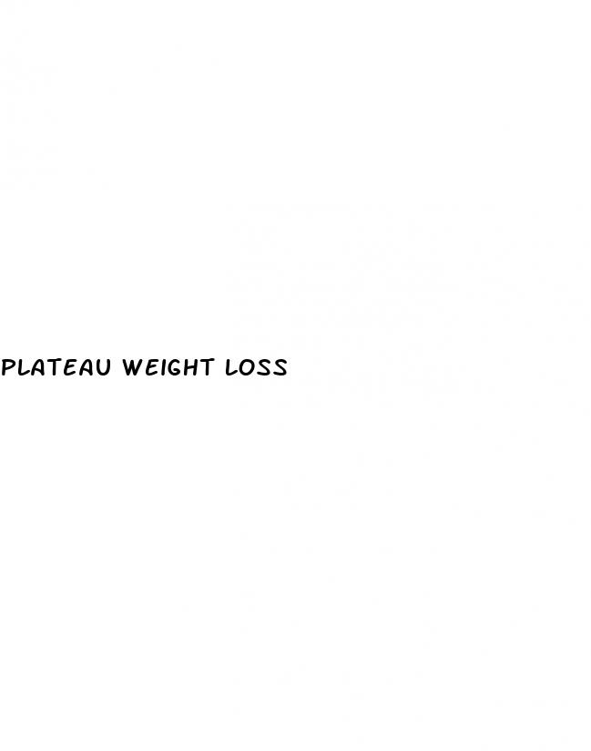 plateau weight loss